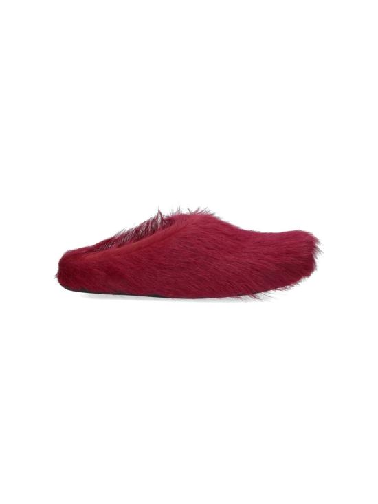  마르니 뮬/슬리퍼 마니 푸스벳 뮬 레드