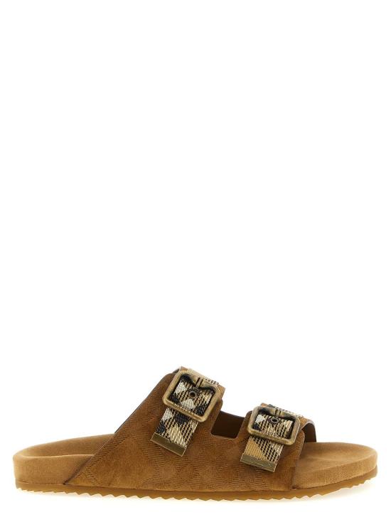  버버리 뮬/슬리퍼 어친 샌들 브라운