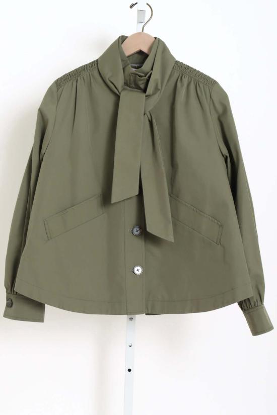  포르테포르테 트렌치 코트 포르테 포르테 방수 트윌 숏 피코트