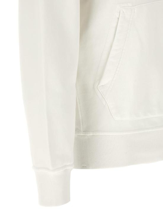  스톤 아일랜드 긴팔 티셔츠 6100062 후드티 화이트 - STONE ISLAND