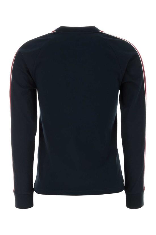  미우미우 반팔 티셔츠 미드나잇 블루 코튼 티셔츠 블루아마란토 - MIU MIU