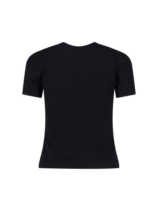  코페르니 반팔 티셔츠 라인스톤 로고 티셔츠 블랙 - COPERNI