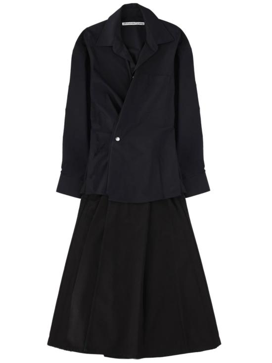  알렉산더 왕 롱 원피스 롱 랩 드레스 블랙