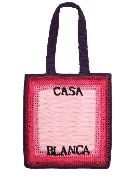 26SS 카사블랑카 토트백 A SS26 BAG 178 01PINK - CASABLANCA