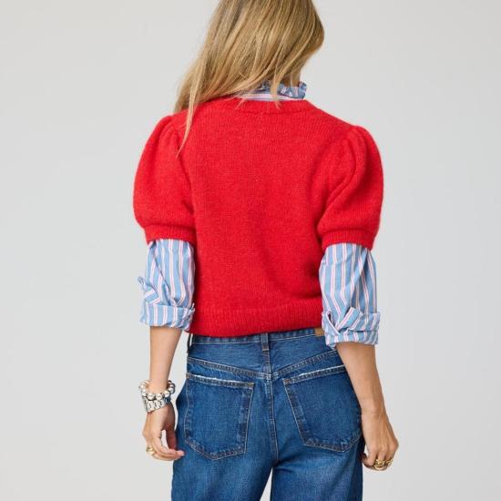  케리 로센탈 가디건 케리 로젠탈 러브 노트 반팔 - KERRI ROSENTHAL