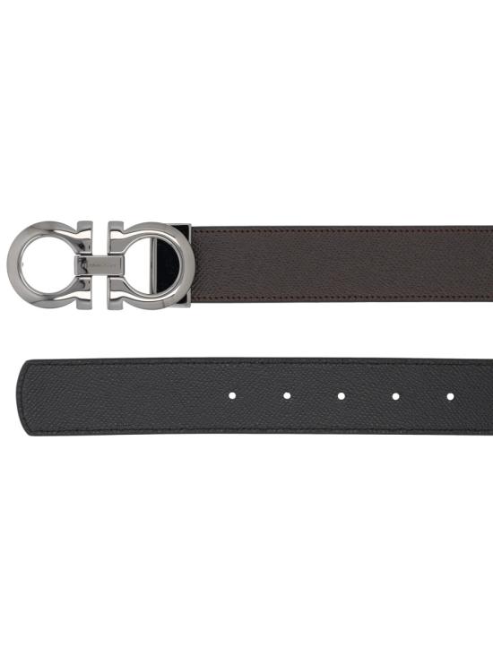 26SS 살바토레 페라가모 가죽 벨트 689112 675542085 DARK BROWN - SALVATORE FERRAGAMO