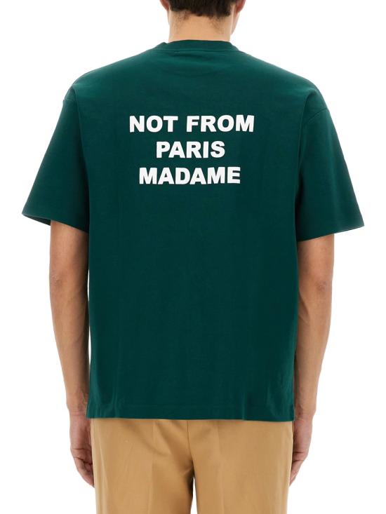 드롤드무슈 반팔 티셔츠 TS203 CO002DARKGREEN - DROLE DE MONSIEUR