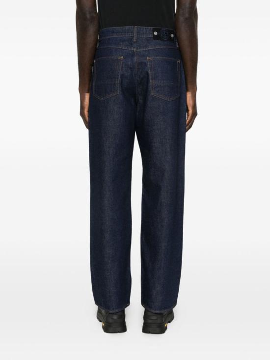  스톤 아일랜드 데님 팬츠 데님 코튼 진 블루 - STONE ISLAND