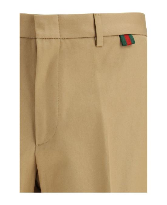 26SS 구찌 스트레이트 팬츠 853492ZAQH52578 Beige - GUCCI