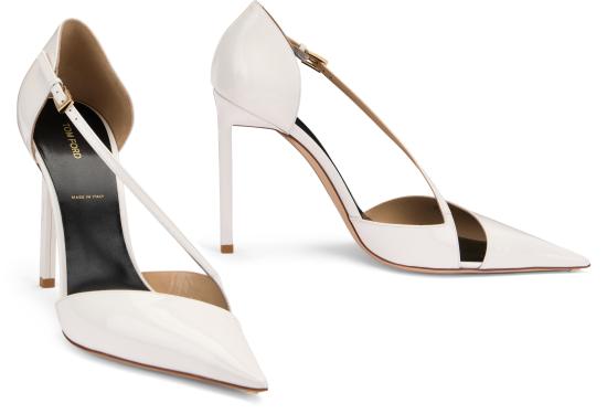 26SS 톰포드 힐/펌프스 W3809LCL072PWAA White - TOMFORD