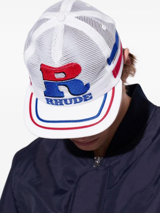 26SS 루드 모자 RHPS26HA01126 6035 WHIREDBLUE - RHUDE