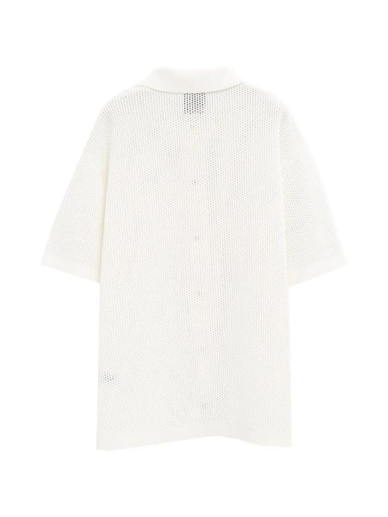 26SS 카사블랑카 긴팔 셔츠 MSS26KW133803 WHITE - CASABLANCA