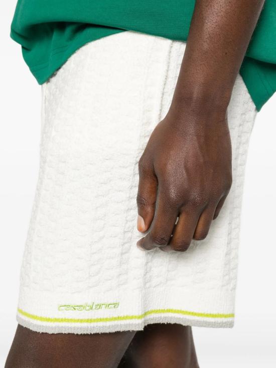 26SS 카사블랑카 스트레이트 팬츠 MSP26KW121601 WHITE - CASABLANCA