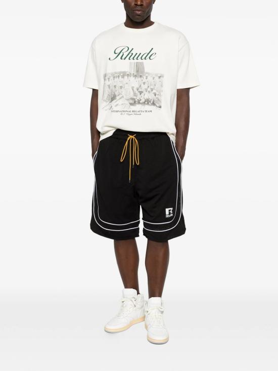 26SS 루드 스트레이트 팬츠 RHPS26SH01016 3028 BLACKWHITE - RHUDE