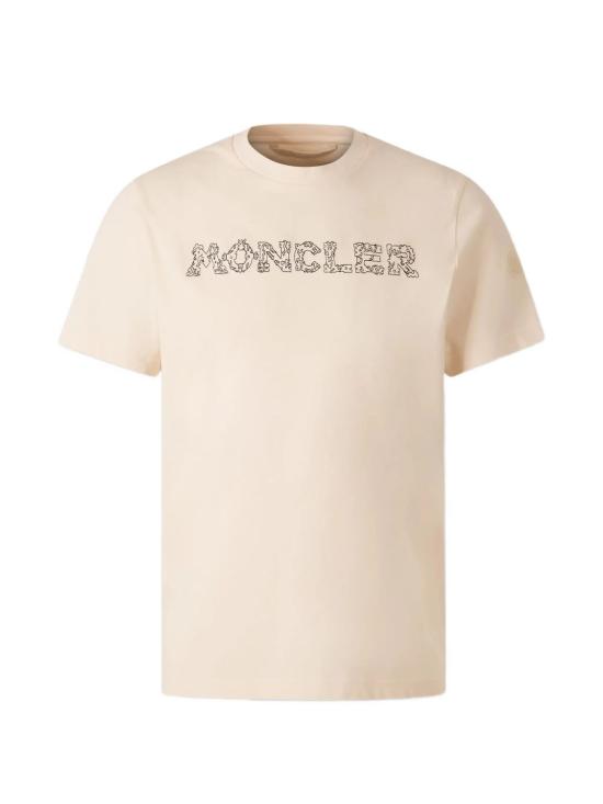 26SS 몽클레어 반팔 티셔츠 L10918C0002589AUG 21I LIGHTBEIGE