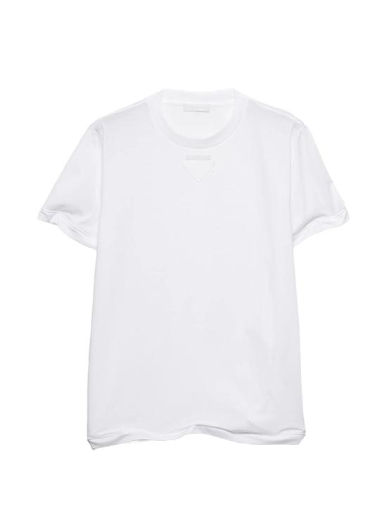 26SS 프라다 쉐이퍼블 코튼 티셔츠 UJN97911CD F0009 BIANCO