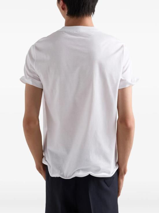 26SS 프라다 쉐이퍼블 코튼 티셔츠 UJN97911CD F0009 BIANCO - PRADA