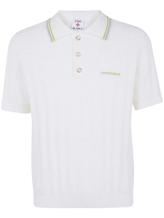 26SS 카사블랑카 반팔 티셔츠 MSP26KW121401 WHITE - CASABLANCA