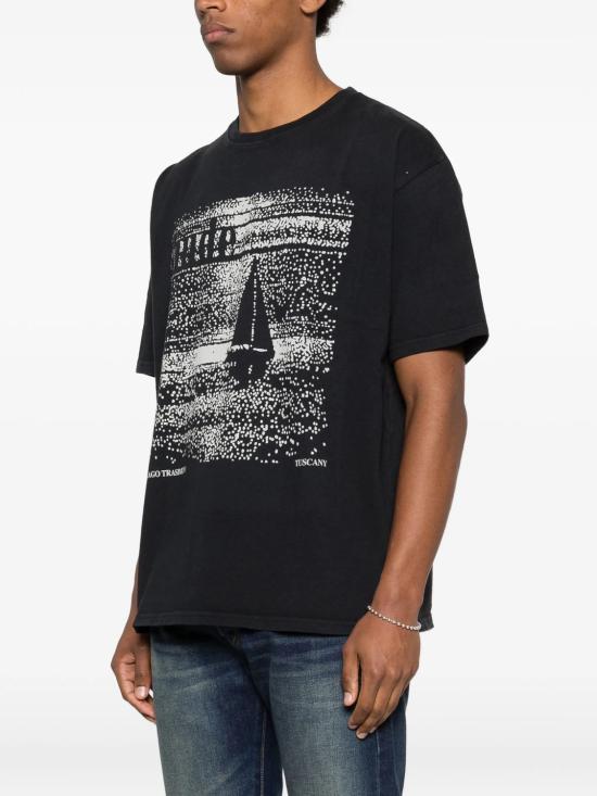 26SS 루드 반팔 티셔츠 RHPS26TT03012 3167 VINTWHITBL - RHUDE