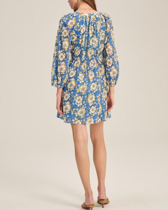  벨벳 숏 원피스 상드린 보호 드레스 Asul - VELVET