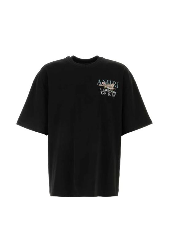 26SS 아미리 반팔 티셔츠 AMTOJR1095 001 BLACK