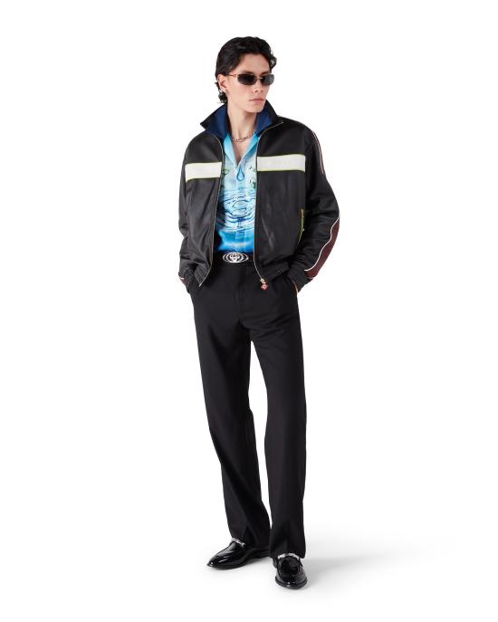 26SS 카사블랑카 자켓 MSP26JK43801 BLACK - CASABLANCA