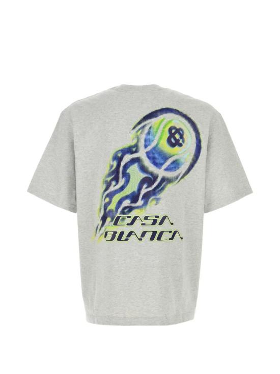 26SS 카사블랑카 반팔 티셔츠 MSP26JTS04402 FLAMINGTEN - CASABLANCA