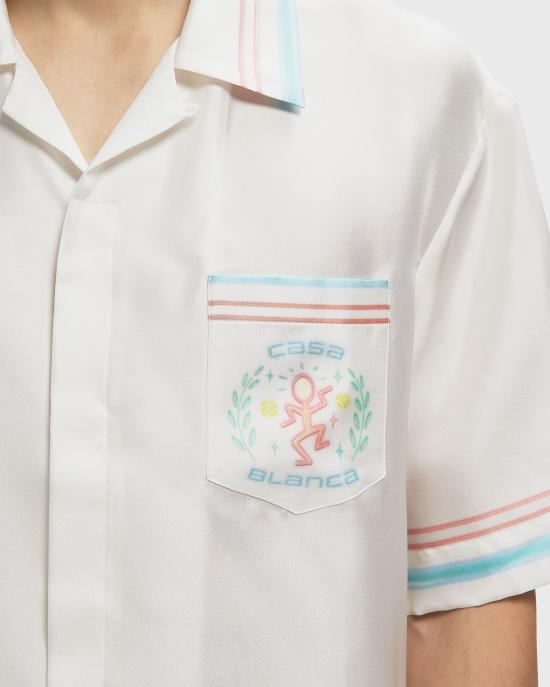 26SS 카사블랑카 긴팔 셔츠 MSP26SH00301 DANCEJOY - CASABLANCA