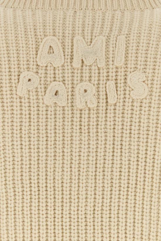 26SS 아미 스웨터 UKS864KN0161 136 BLANCCREME - AMI