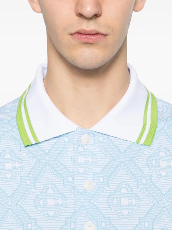 26SS 카사블랑카 반팔 티셔츠 MSP26JTP46601 PALEBLUEWH - CASABLANCA