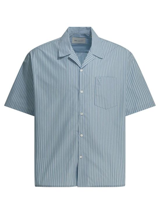 26SS 아미 긴팔 셔츠 HSH833CO0219 4844 BLEUCACHEM