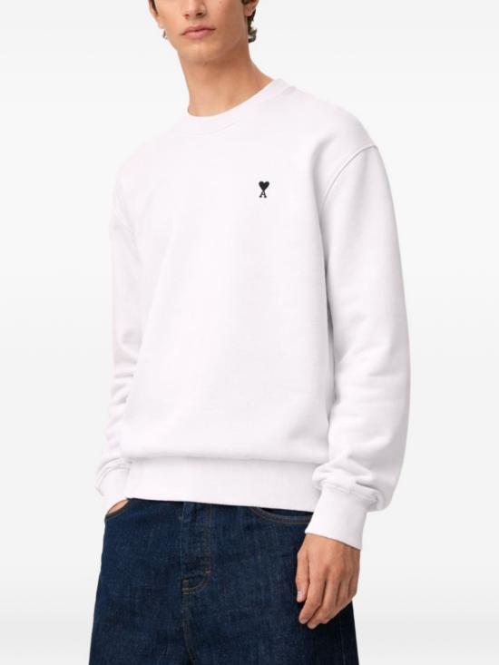 26SS 아미 ADC 크루넥 스웨트 셔츠 HSW763730 100 BLANC - AMI