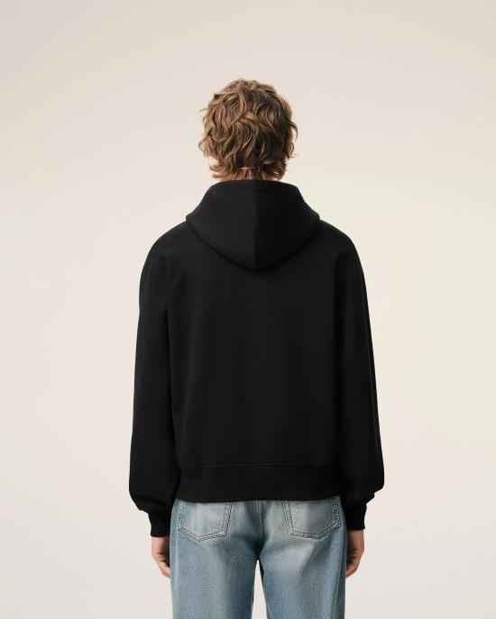 26SS 아미 코튼 드 하트 후드 USW758747 001 NOIR - AMI