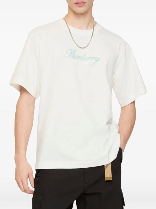 26SS 버버리 반팔 티셔츠 8119047 B7078 CHALK - BURBERRY