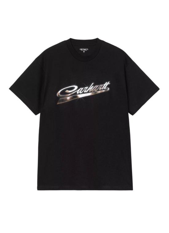 26SS 칼하트 WIP 숏슬리브 브룸 티셔츠 I036014 89XX BLACK