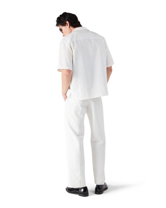 26SS 카사블랑카 스트레이트 팬츠 MSP26TR37901 WHITEMONOG - CASABLANCA