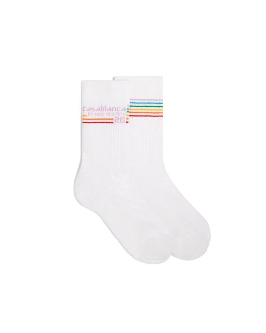 26SS 카사블랑카 양말 ASP26ACC01003 WHITE