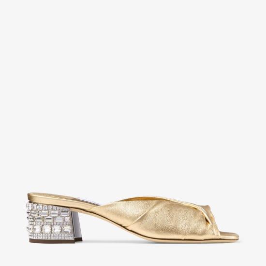 26SS 지미추 샌들 MALA45MNA GOLD - JIMMY CHOO