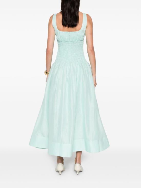 26SS 셀프 포트레이트 미디 원피스 RS26212MG GREEN - SELF PORTRAIT