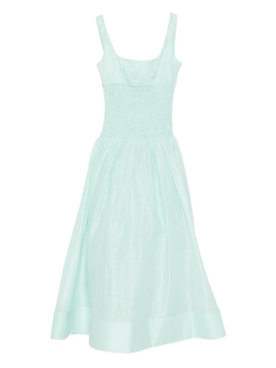 26SS 셀프 포트레이트 미디 원피스 RS26212MG GREEN