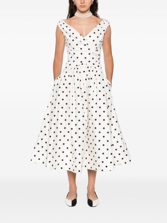 26SS 셀프 포트레이트 미디 원피스 RS26209MC CREAM - SELF PORTRAIT