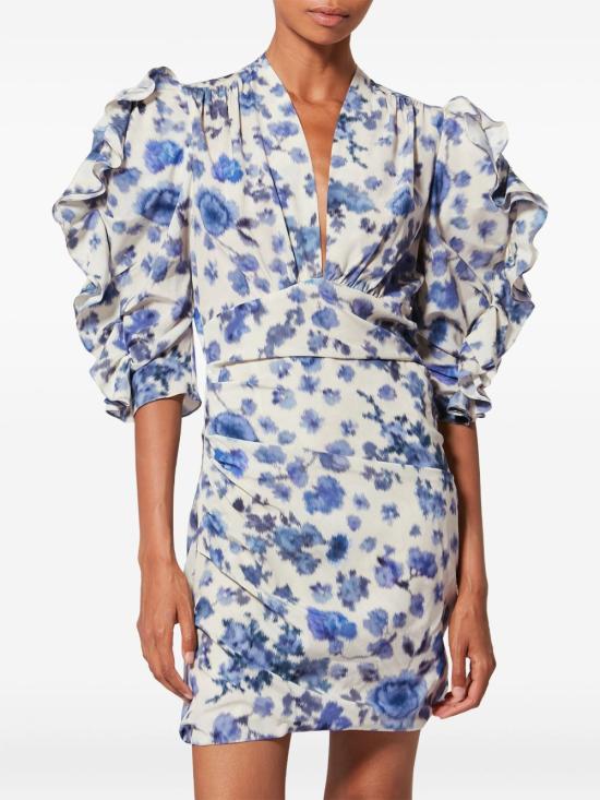 26SS 이자벨마랑 미디 원피스 RO1059FAD1J11I30BU BLUE - ISABEL MARANT