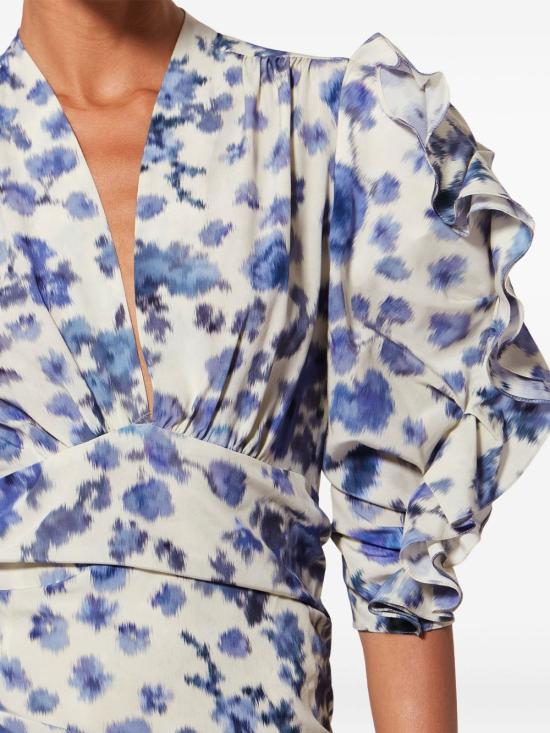 26SS 이자벨마랑 미디 원피스 RO1059FAD1J11I30BU BLUE - ISABEL MARANT