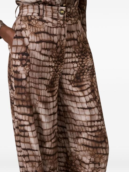 26SS 엘리자베타프랜치 스트레이트 팬츠 PA16261E2644 CACAO - ELISABETTA FRANCHI