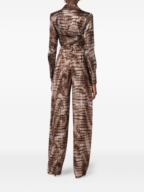 26SS 엘리자베타프랜치 스트레이트 팬츠 PA16261E2644 CACAO - ELISABETTA FRANCHI