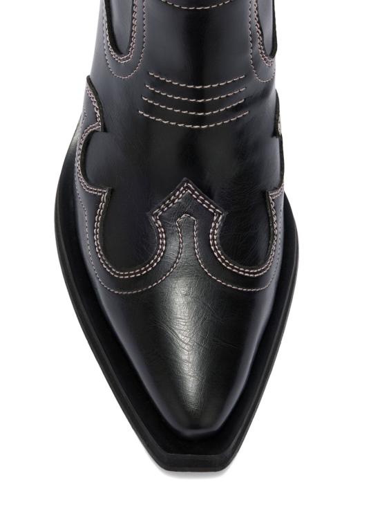 26SS 가니 로우 샤프트 임브로이더드 웨스턴 부츠 B1010028475 BLACKPINK - GANNI