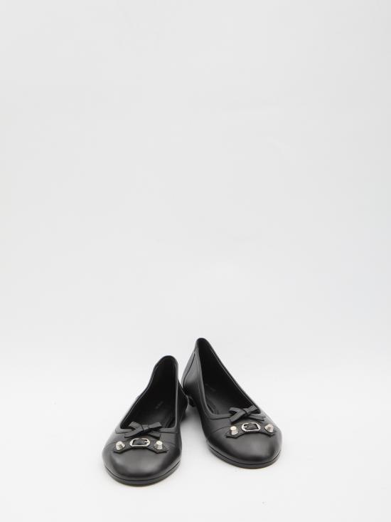 26SS 발렌시아가 플랫 슈즈 854369WBDH51081 BLACKSILVR - BALENCIAGA