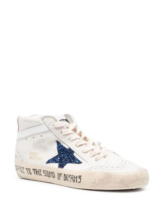 26SS 골든구스 미드 스타 스니커즈 GWF00122F00397911355 WHTBLUPINK - GOLDEN GOOSE