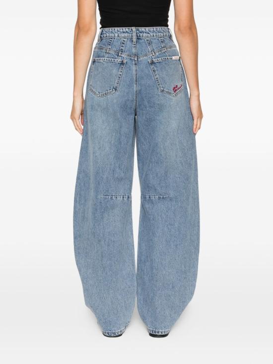 26SS 셀프 포트레이트 스트레이트 팬츠 RS26813PBL BLUE - SELF PORTRAIT