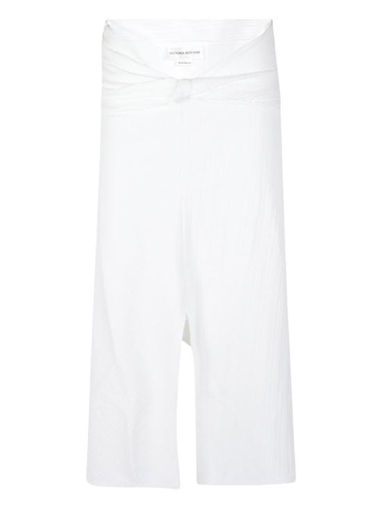 26SS 빅토리아 베컴 미디 스커트 1126JSK007082A6 WHITE